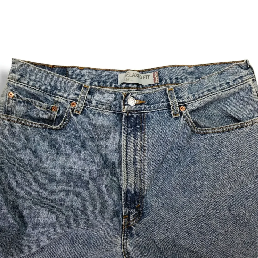 Levi’s 550 Relaxed Fit Taper Jeans W38 L32 Medium Stonewash Loose‎ Baggy Y2K VTG